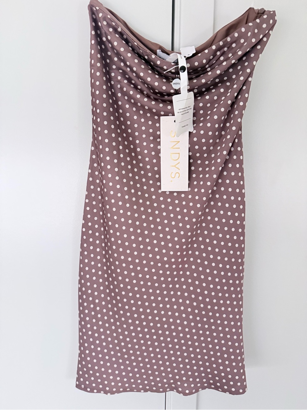 SNDYS Angelica mini dress in polka dot